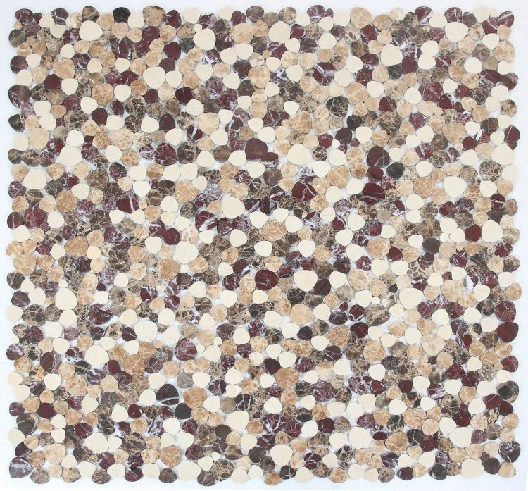 Aphrodite Burgundy Brown 12 x 12